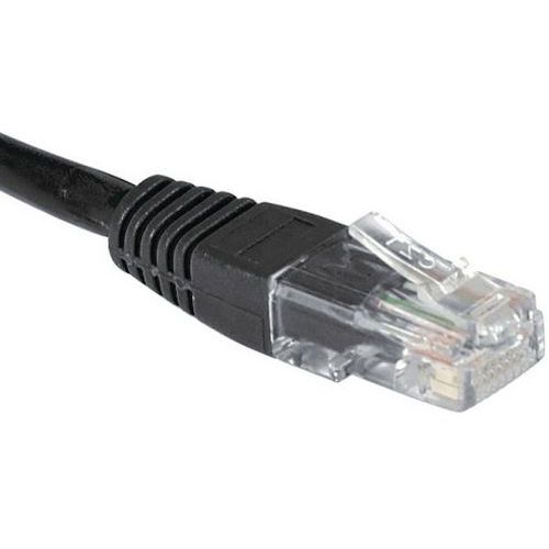 Cordon Rj45 Catégorie 5e U/utp Noir - 2 M