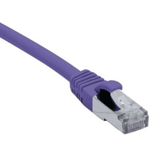 Cordon Rj45 Catégorie 6a F/utp Lsoh Snagless Violet - 15 M