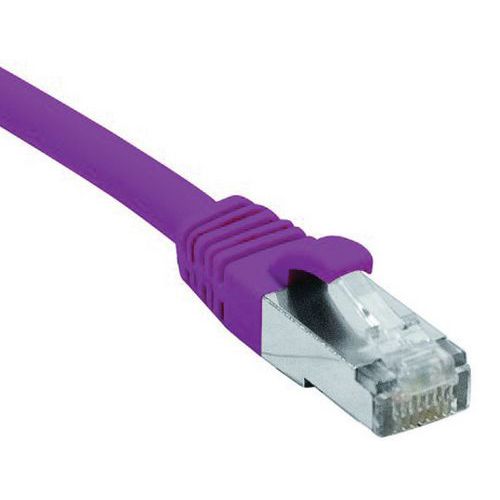 Cordon Rj45 Catégorie 6 F/utp Lsoh Snagless Violet - 30 M
