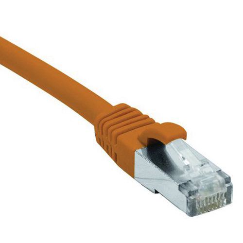 Cordon Rj45 Catégorie 6 F/utp Lsoh Snagless Orange - 3 M