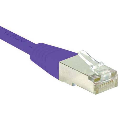 Cordon Rj45 Catégorie 6 S/ftp Violet - 10 M