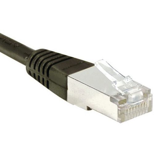 Cordon Rj45 Catégorie 6 S/ftp Noir - 15 M