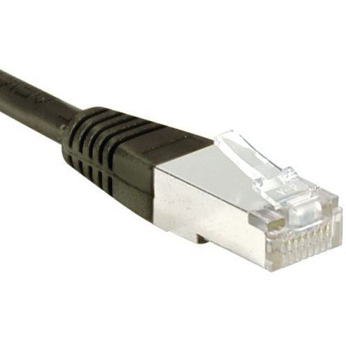 Cordon Rj45 Catégorie 6 S/ftp Noir - 30 M