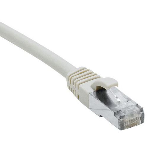 Cordon RJ45 catégorie 6 S/FTP LSOH snagless gris - 20 m Cordon RJ45 catégorie 6 S/FTP LSOH snagless gris - 20 m