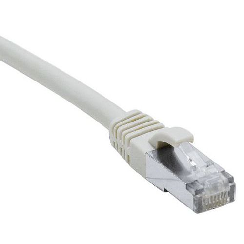 Cordon RJ45 catégorie 6A S/FTP LSOH snagless gris - 1 m Cordon RJ45 catégorie 6A S/FTP LSOH snagless gris - 1 m