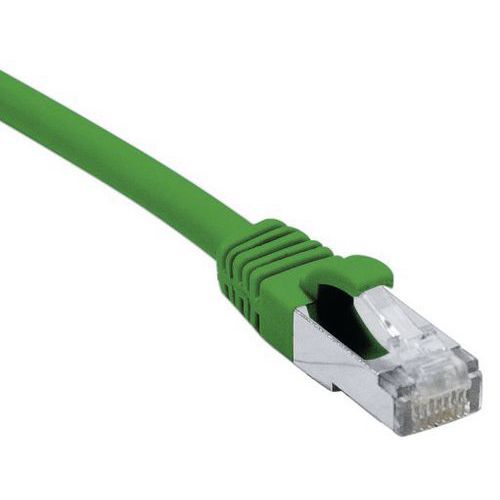 Cordon RJ45 catégorie 6A S/FTP LSOH snagless vert - 25 m Cordon RJ45 catégorie 6A S/FTP LSOH snagless vert - 25 m