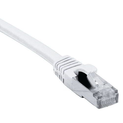 Cordon RJ45 catégorie 6A S/FTP LSOH snagless blanc - 2 m Cordon RJ45 catégorie 6A S/FTP LSOH snagless blanc - 2 m