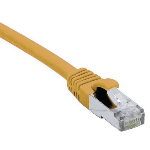 Cordon RJ45 catégorie 6A S/FTP LSOH snagless orange - 10 m Cordon RJ45 catégorie 6A S/FTP LSOH snagless orange - 10 m