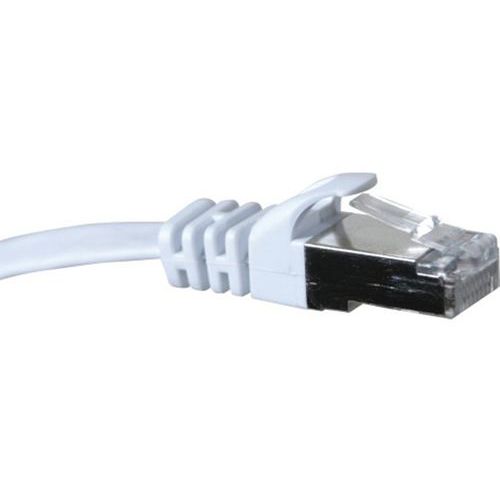 Cordon Rj45 Plat Catégorie 6 U/ftp Snagless Blanc - 3 M