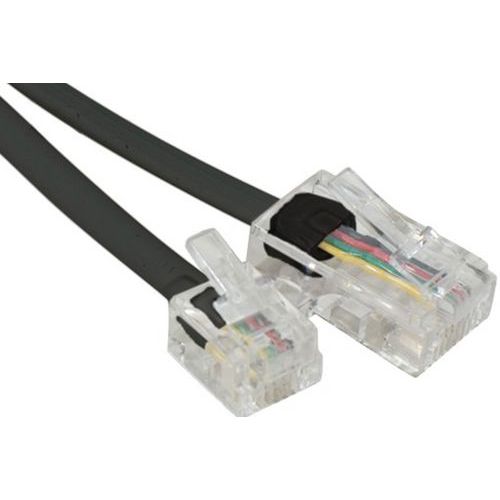 Cordon Téléphonique Rj11 Vers Rj45 Noir - 15.00m