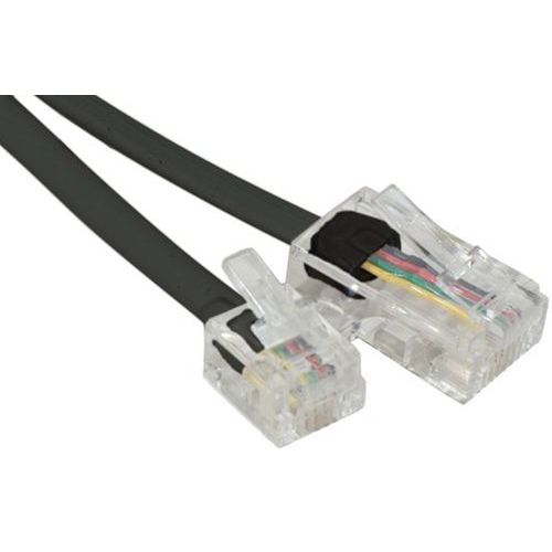 Cordon Téléphonique Rj11 Vers Rj45 Noir - 5.00m