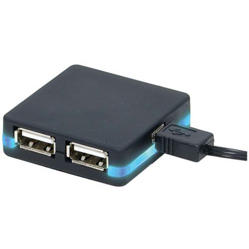Hub USB 2.0 HighSpeed - 4 ports et LED Hub USB 2.0 HighSpeed - 4 ports et LED