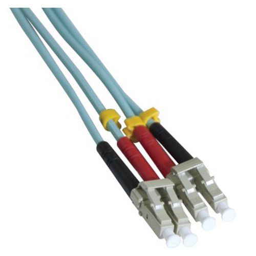 Jarretière duplex multi OM3 50/125 LC-UPC/LC-UPC aqua - 30 m Jarretière duplex multi OM3 50/125 LC-UPC/LC-UPC aqua - 30 m