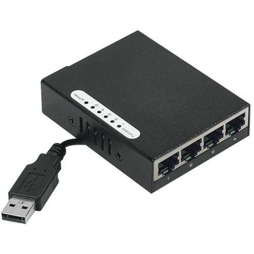 Mini Switch Réseau 5 Ports 10/100 Alimentable Par Usb