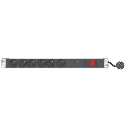 Multiprise 19'' parafoudre 6 prises Multiprise 19'' parafoudre 6 prises