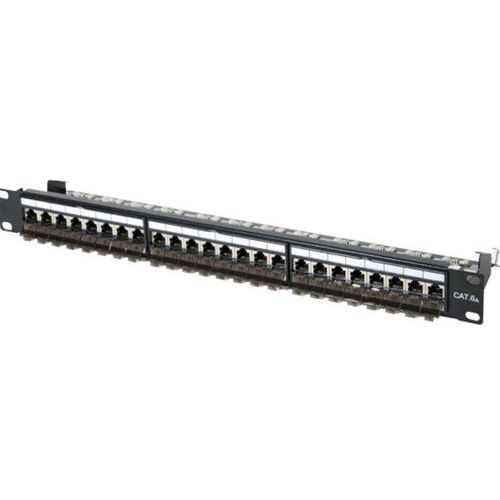 Panneau 19 1u 24 Ports Cat6a Stp
