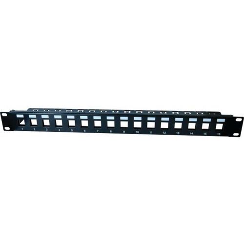 Panneau 1u 16 Ports Stp Keystone Avec Support Cables