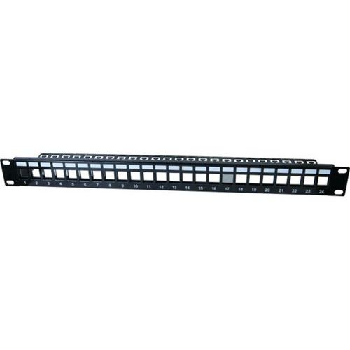 Panneau 1u 24 Ports Stp Keystone Avec Support Cables