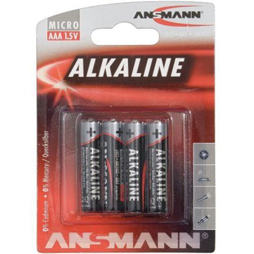 Piles alcalines 5015553 LR03 / AAA Piles alcalines 5015553 LR03 / AAA