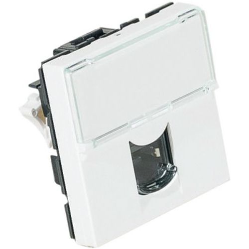 Plastron Mosaic 45x45 1 Port Rj45 Cat 6 Stp