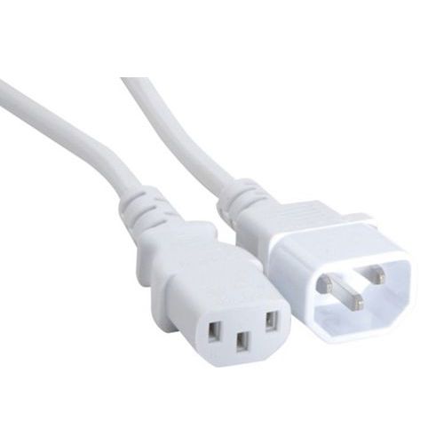 Rallonge d'alimentation C14 / C13 blanche - 1,8 m Rallonge d'alimentation C14 / C13 blanche - 1,8 m