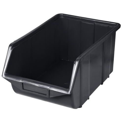 Lot de 5 - Boîte En Plastique Ecobox Grande 165 X 22 X 35 Cm Noire