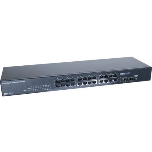 Switch 24 ports gigabit et 2 SFP fibre optique Switch 24 ports gigabit et 2 SFP fibre optique
