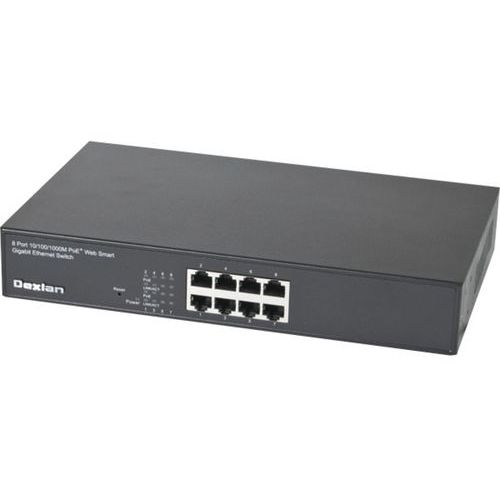 Switch 8 ports Gigabit PoE+ manageable 130W Switch 8 ports Gigabit PoE+ manageable 130W