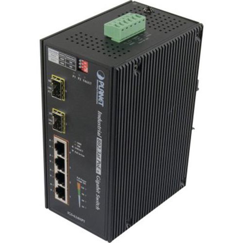 Switch Industriel 4p Gigabit Poe+ Avec 2 Sfp 1g/100fx