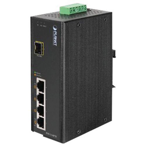 Switch Industriel 4p Poe 10/100+fibre Sfp 100fx -45/75Â°