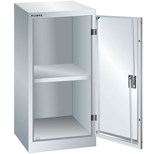 Armoire Gris Clair 500x400x1000 Avec 1 Rayons Amo.