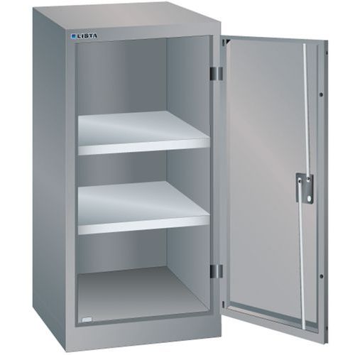 Armoire Gris Pigeon 500x400x1000 Avec 2 Rayons Amo.