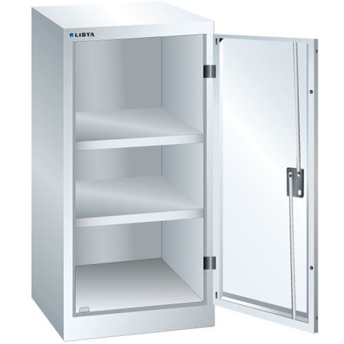 Armoire Blanc Pur 500x400x1000 Avec 2 Rayons Amo.