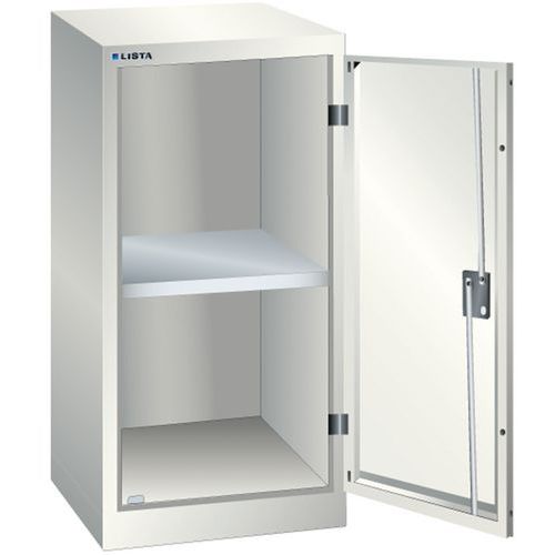 Armoire Blanc Gris 500x500x1000 Avec 1 Rayons Amo.