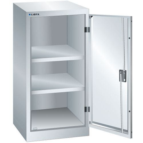 Armoire Gris Clair 500x500x1000 Avec 2 Rayons Amo.