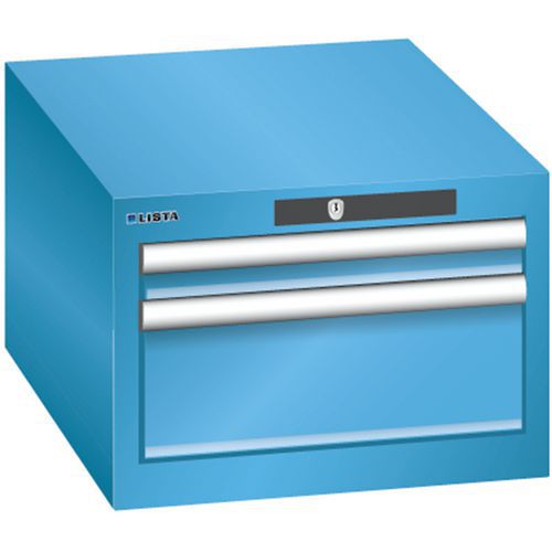 Armoire Bleu Clair 411x572x283 Avec 2 Tir. 75kg _ 78.400.010