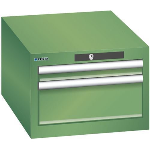 Armoire Vert 411x572x283 Avec 2 Tir. 75kg _ 78.400.030