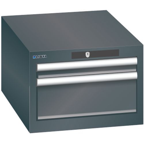 Armoire Noir 411x572x283 Avec 2 Tir. 75kg _ 78.400.060