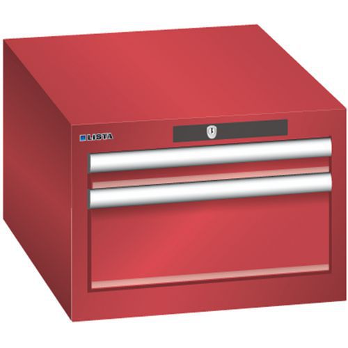 Armoire Rouge 411x572x283 Avec 2 Tir. 75kg _ 78.400.070