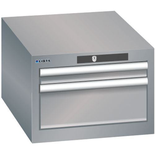 Armoire Gris Pigeon 411x572x283 Avec 2 Tir. 75kg