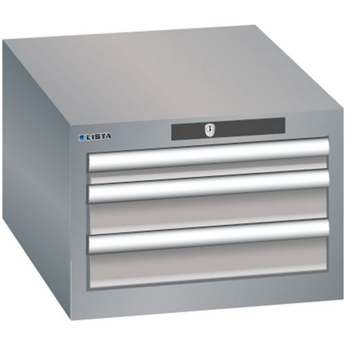 Armoire Gris Pigeon 411x572x283 Avec 3 Tir. 75kg