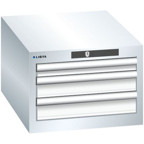 Armoire Blanc Pur 411x572x283 Avec 3 Tir. 75kg _ 78.404.110