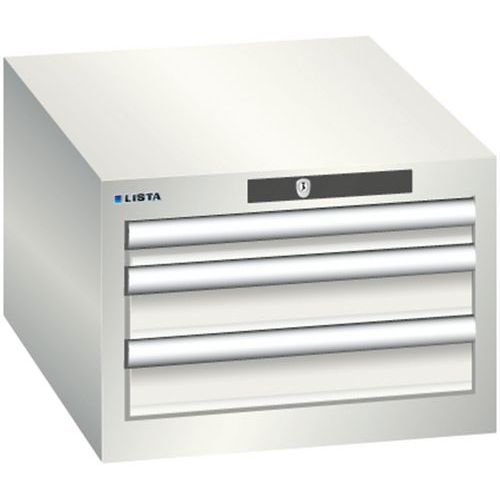 Armoire Blanc Gris 411x572x283 Avec 3 Tir. 75kg _ 78.404.180