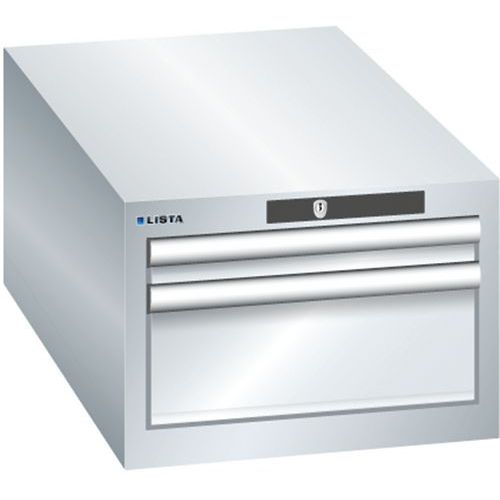 Armoire Gris Clair 411x725x283 Avec 2 Tir. 75kg _ 78.431.020