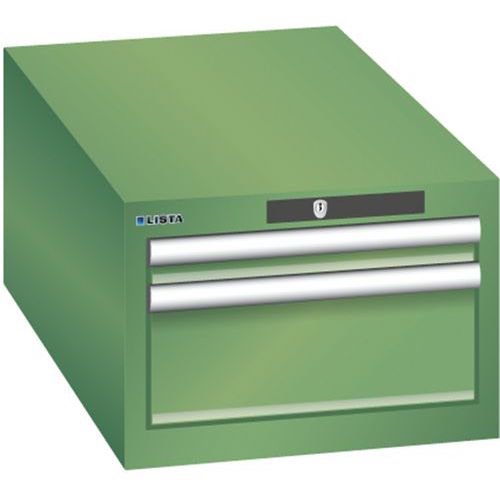 Armoire Vert 411x725x283 Avec 2 Tir. 75kg _ 78.431.030