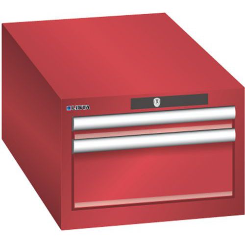 Armoire Rouge 411x725x283 Avec 2 Tir. 75kg _ 78.431.070