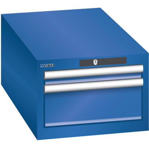 Armoire Bleu Sécu. 411x725x283 Avec 2 Tir. 75kg _ 78.431.100