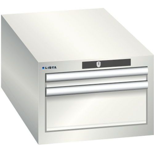 Armoire Blanc Gris 411x725x283 Avec 2 Tir. 75kg _ 78.431.180