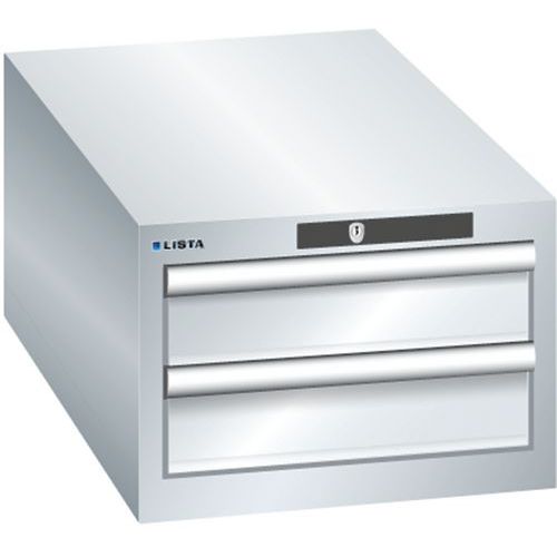 Armoire Gris Clair 411x725x283 Avec 2 Tir. 75kg _ 78.433.020