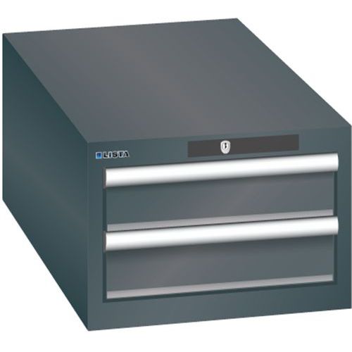 Armoire Noir 411x725x283 Avec 2 Tir. 75kg _ 78.433.060